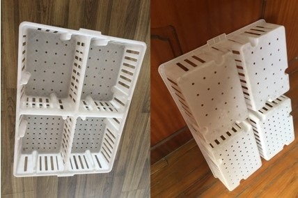 kaufen 685x495x135mm Geflügelfarm-Zusatz-Plastikgeflügel-Käfig-Plastikhühnerkäfig-Kasten online manufacture