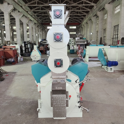 22kw 2th Biomass Ring Die Pellet Mill Chicken Shrimp Feed Making Machine